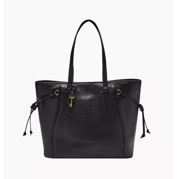 Fossil Leather Charli Tote - Black